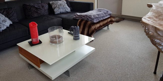 Réalisations : moquette de pierre