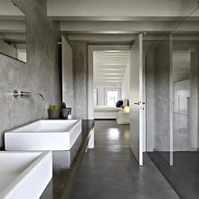 Nos prestations : béton ciré murs