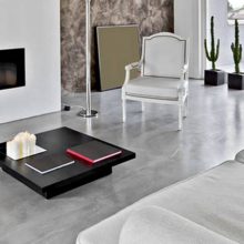 Nos prestations : béton ciré sols